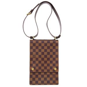 LOUIS VUITTON PORTOBELLO SHOULDER
BAG CLEAR POCKET DAMIER VI0020 90842